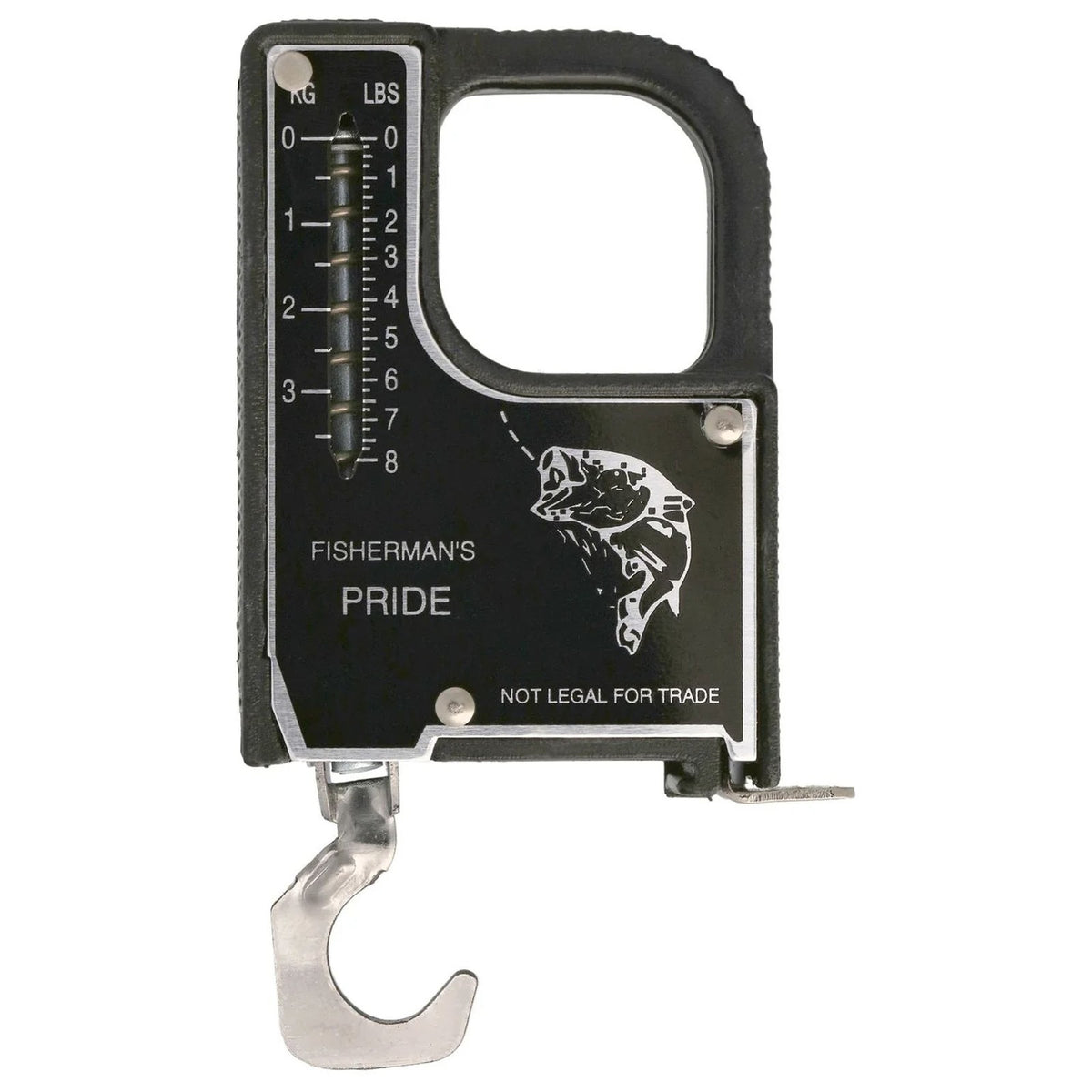 Eagle Claw Pocket Scale with Tape Measure, 8 lb - Portable Fishing Weighing Tool