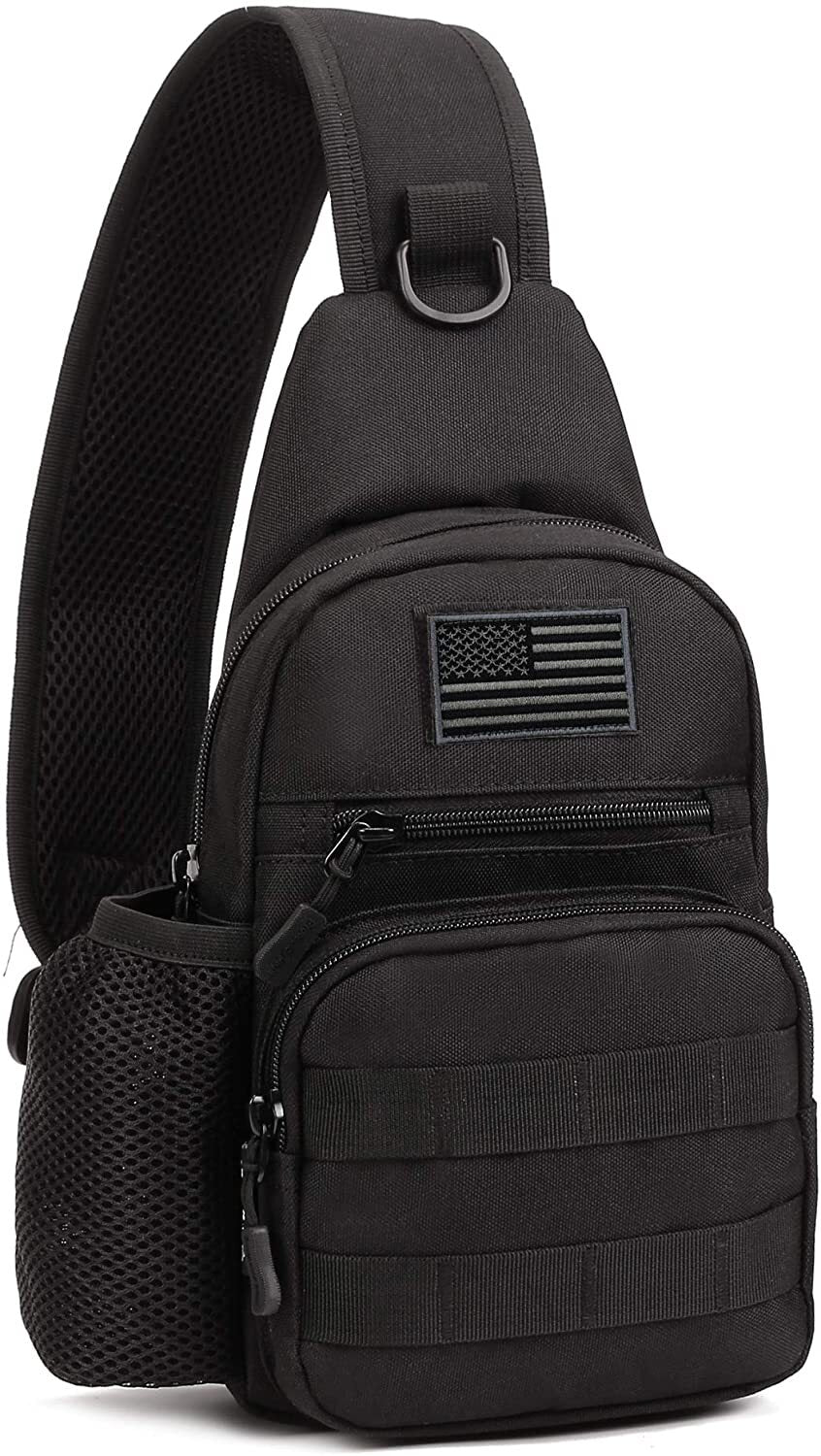 Outdoor Tactical Sling Bag Military MOLLE Crossbody Backpack