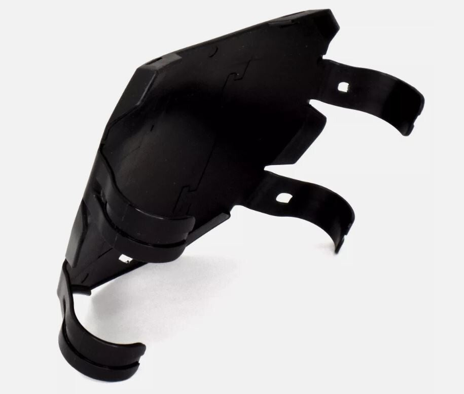 Downhill Bicycle Number Plate - Black, Durable Fiber Reinforced Polymer