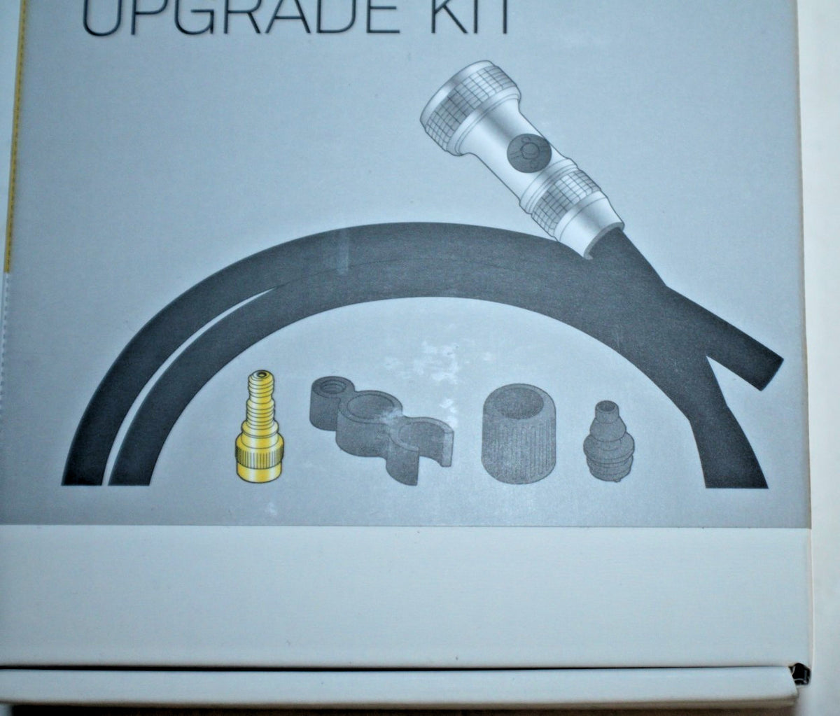 Bike Pump Chuck Head DX Upgrade Kit with 110cm Hose Pressure Release