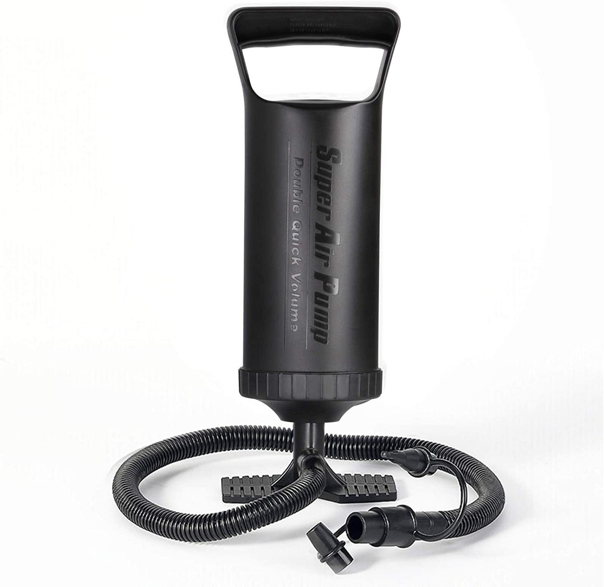 Hand Air Pump for Inflatable Pools, Air Beds & Toys - Rapid Dual-Action