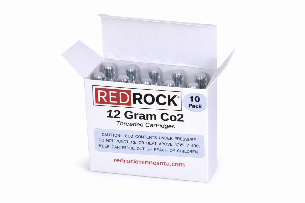 20 Pack 12 Gram Threaded CO2 Cartridges for Bicycle & Industrial Use