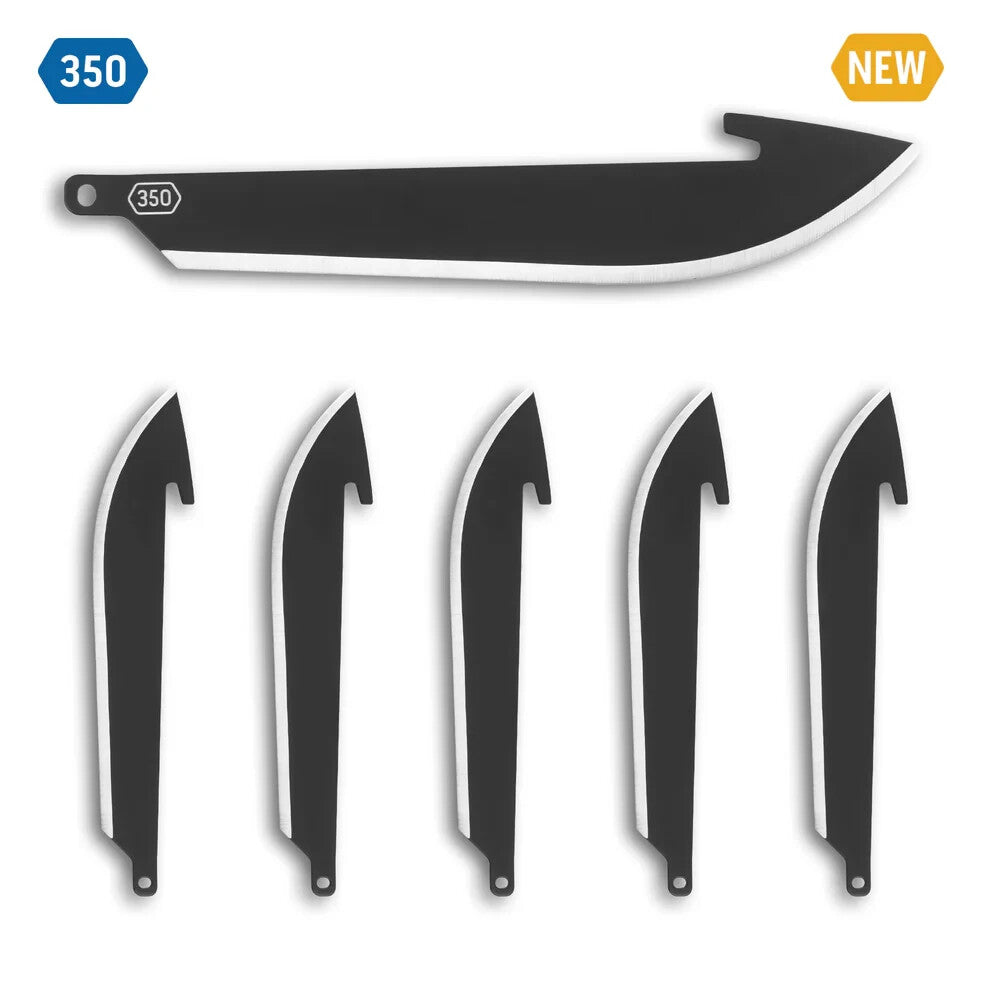 Outdoor Edge 6 Pack 3.5-Inch Replacement Blades for Razor-Lite Razor EDC Razor-Pro