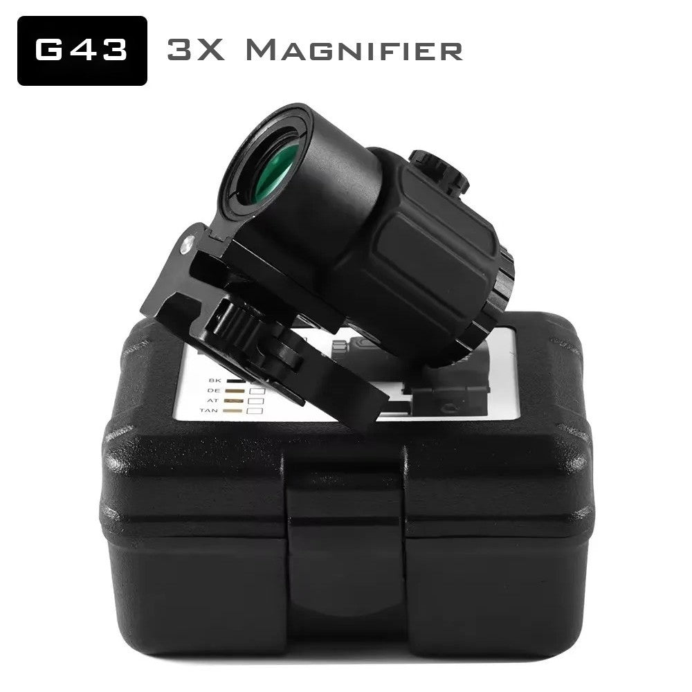 Universal Weapon Magnifier Scope with Quick Detach Mount for 20mm Rails