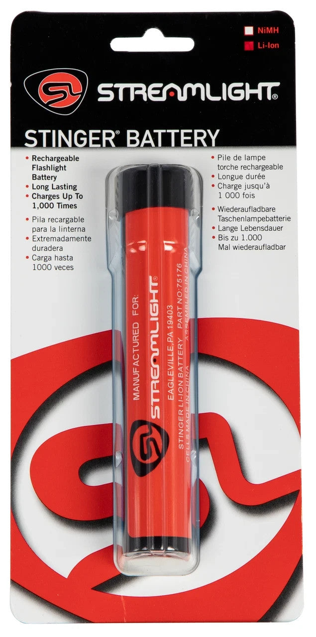 Rechargeable Lithium Ion Battery for Flashlights - 3.6V, 1 Pack