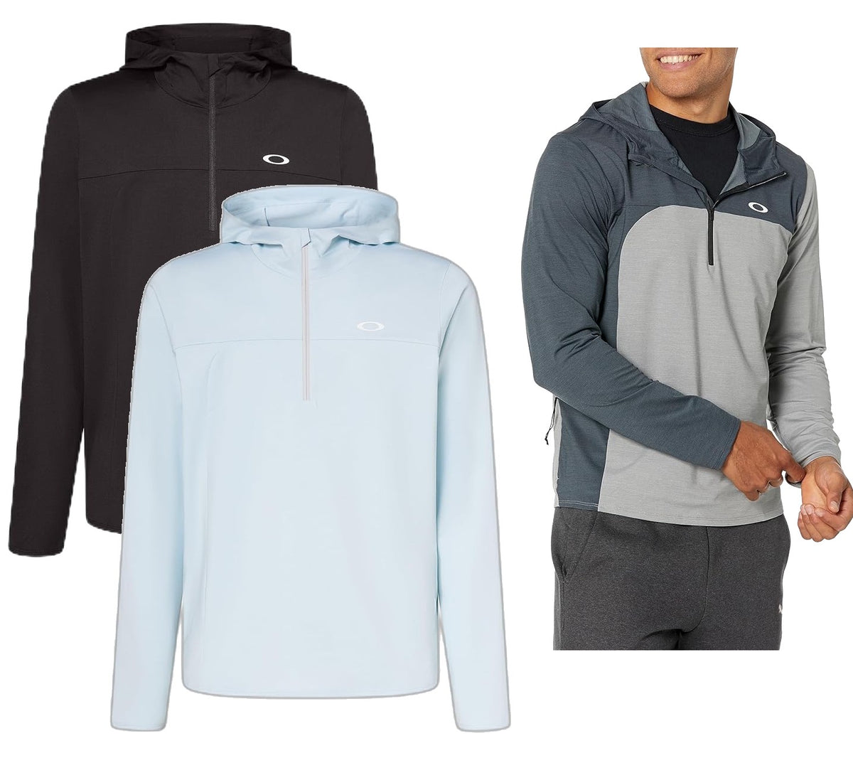 Oakley Men's Lightweight Gravity Range Hoody - Activewear, 4-Way Stretch, New 2025