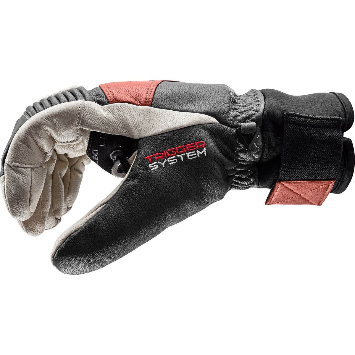 Winter Ski Gloves with Primaloft Insulation & Leather Grip