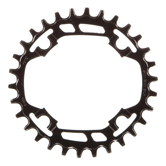 30T Steel Chainring for 10/11-Speed Bikes - 94mm BCD Narrow/Wide Black