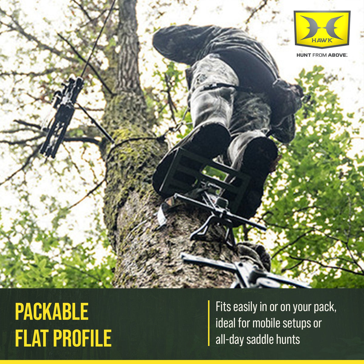 Hawk Helium Small Tree Stand Platform - Lightweight Hunting Gear 10x6"