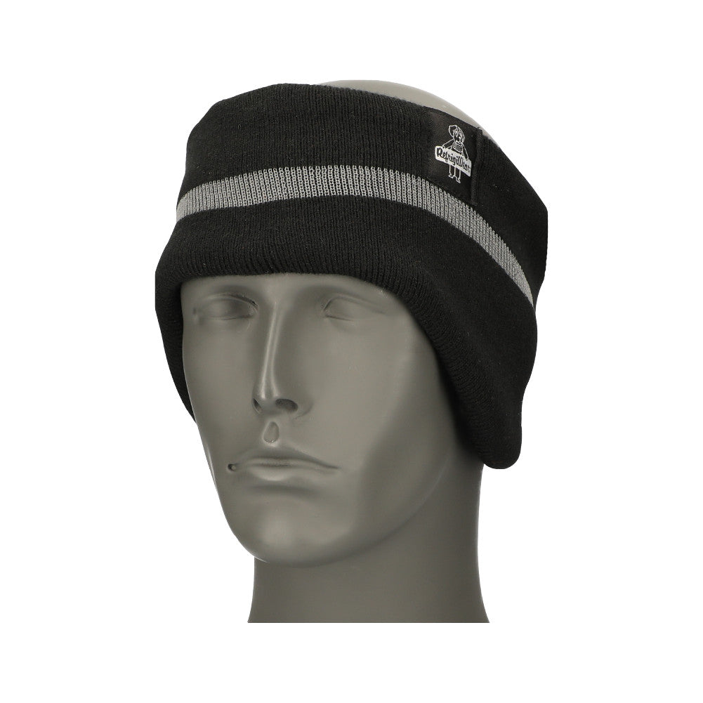 RefrigiWear Double Layer Headband with Reflective Stripe for Cold Weather
