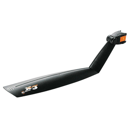 Bike Fender Rear Mudguard with Quick-Release Seatpost Clamp - Black