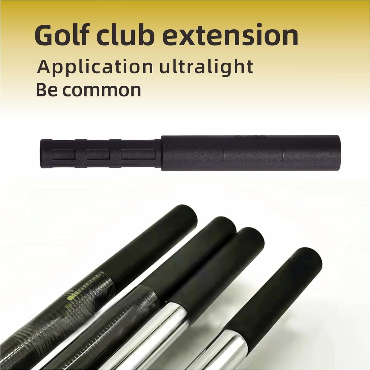 Golf Shaft Extender Carbon Fiber 3 Inch for Irons and Drivers