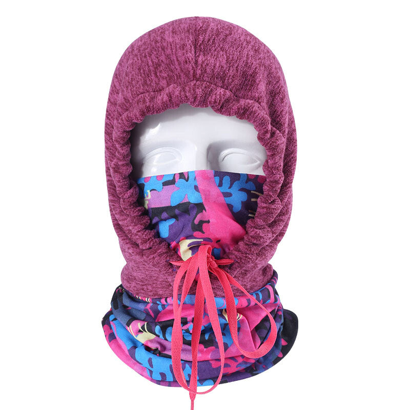 Winter Windproof Balaclava Ski Mask for Men Women Fleece Neck Warmer Face Cover