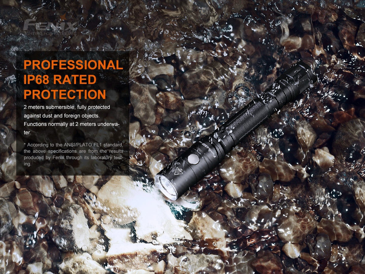 Rechargeable LED Flashlight 800 Lumens, Waterproof & Compact