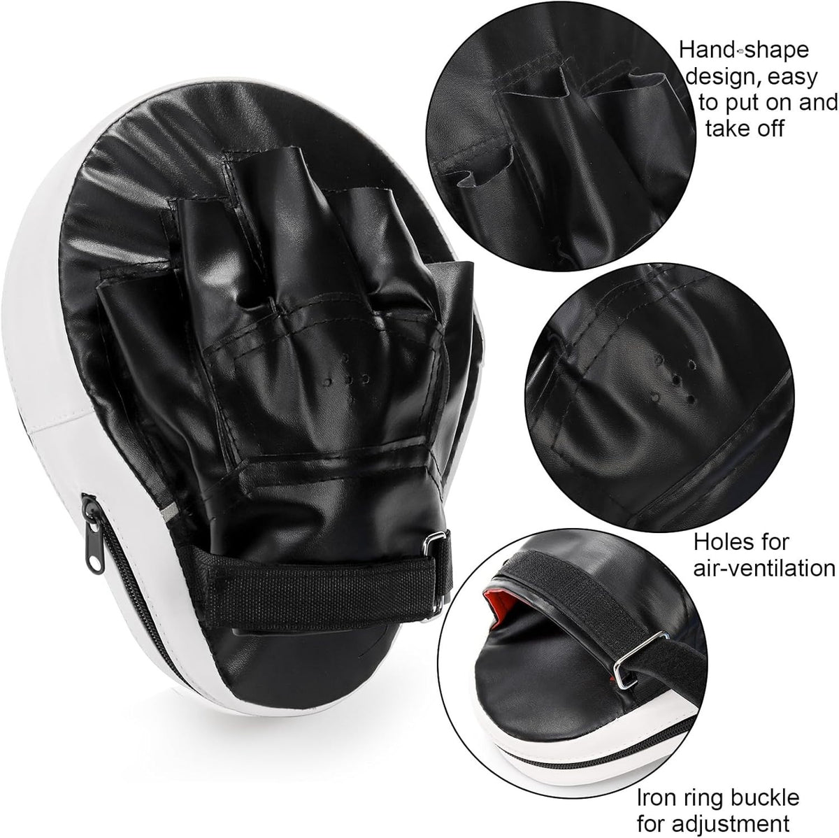 2-in-1 Boxing Punch Mitts and Kick Pad Set for Martial Arts Training