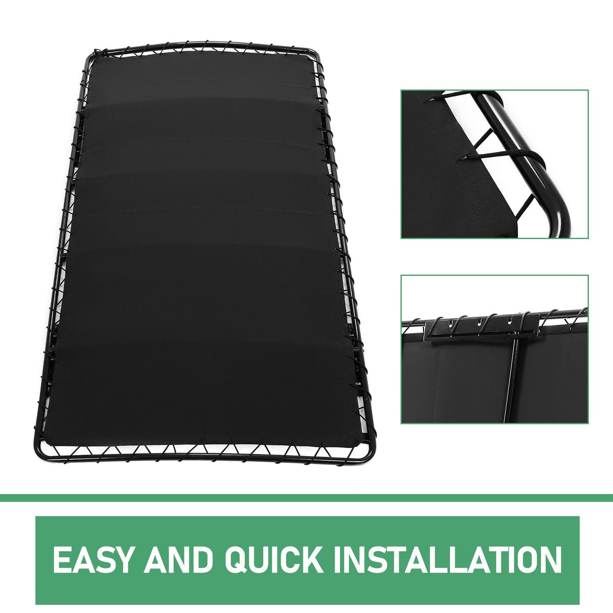 85-Inch Golf Cart Roof Top Sun Shade Kit for Club Car Precedent Onward 4-Seat
