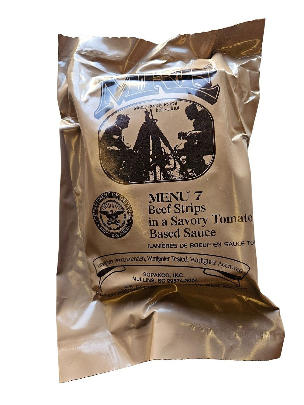 2024-2025 US Military MRE Meal Ready to Eat Assorted Menu Options