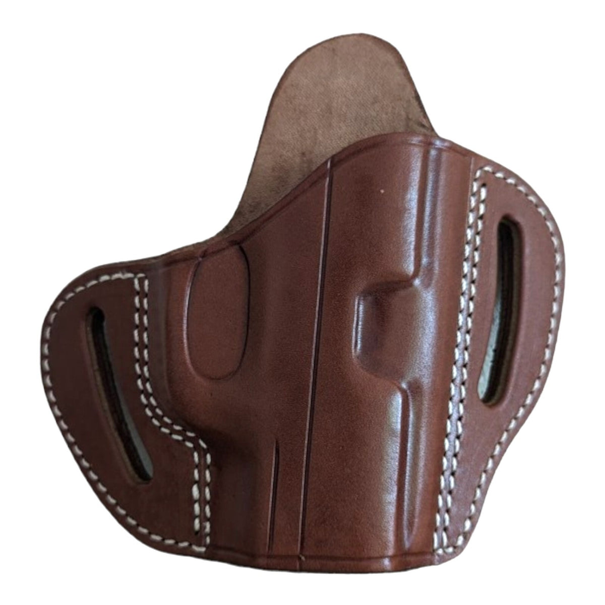 Leather OWB Pancake Gun Holster for Sig Sauer P365 Concealed Carry