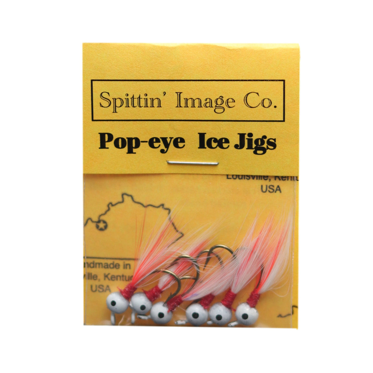 Artificial Fishing Jigs - 1/20 oz Flies with Hand Tied Feathers - 6 Pack