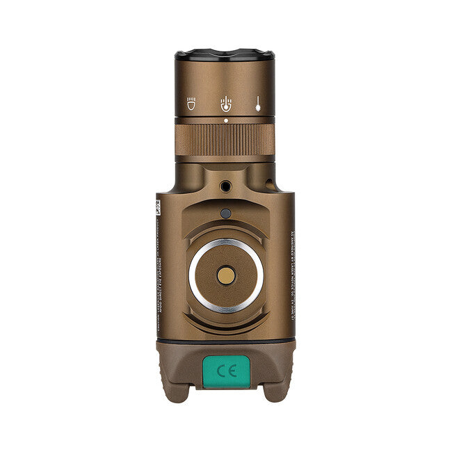 Rechargeable LED Tactical Light with Green Laser, 1350 Lumens