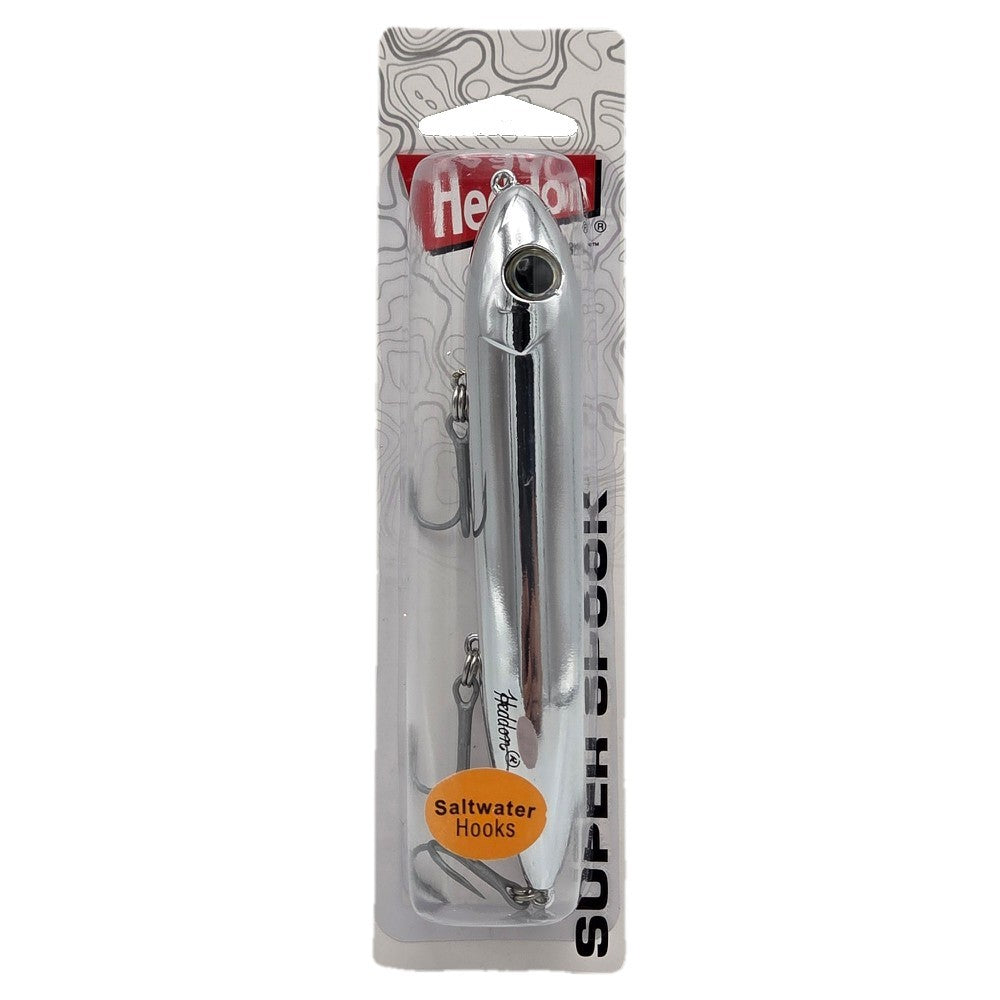 Saltwater Fishing Lure - 5-Inch Topwater Walking Bait with Nickel Finish