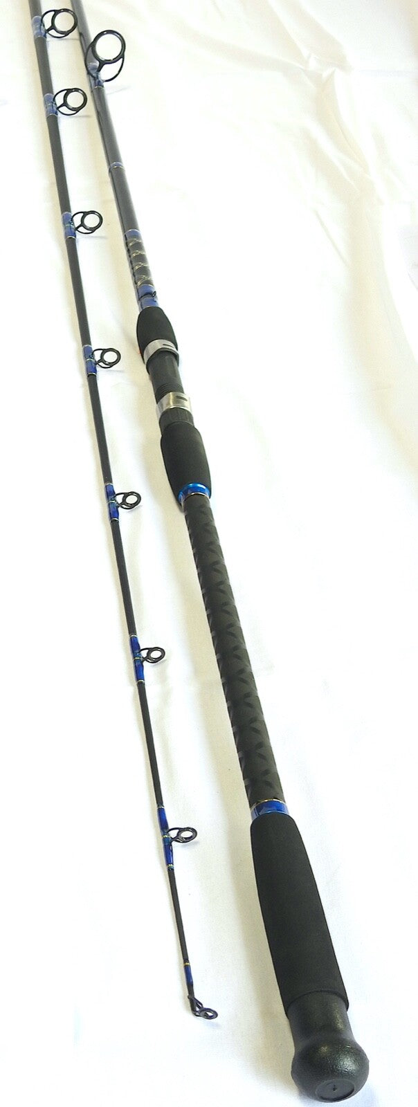 12ft Graphite Spinning Surf Fishing Rod 2-Piece Split Handle