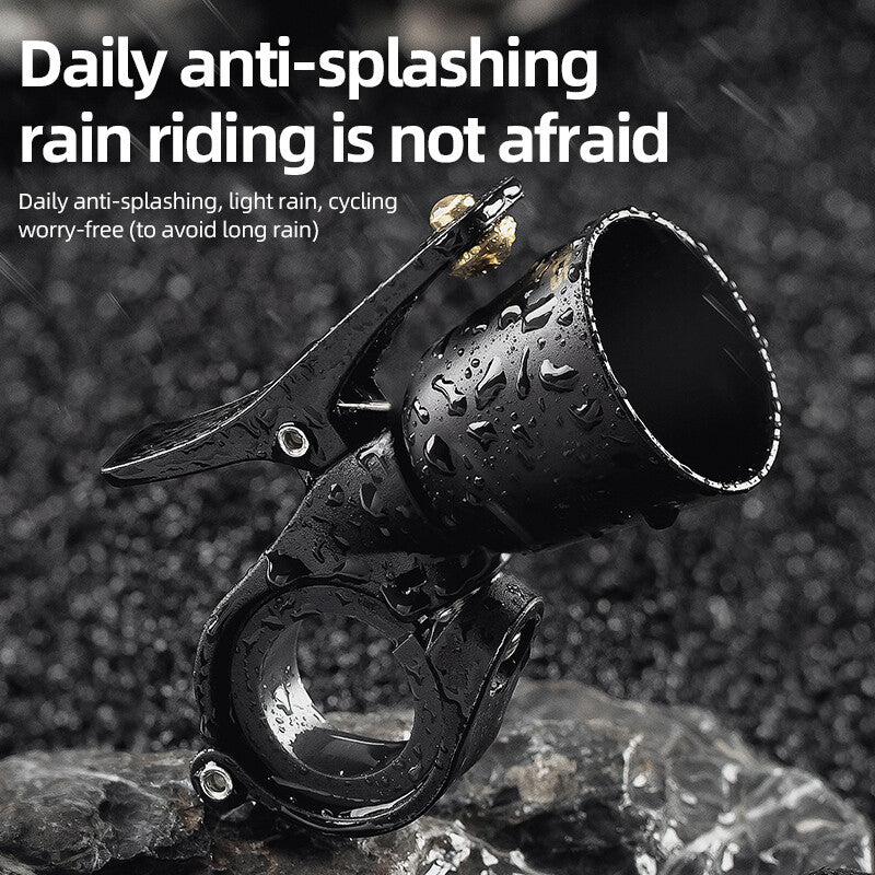 High-Decibel Copper Bicycle Bell Waterproof Loud Horn Ring for Cycling
