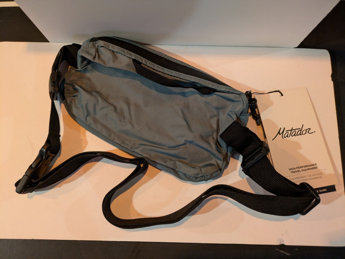 Packable Travel Waist Pack Bag - 2L Slate Blue Water-Resistant Sling