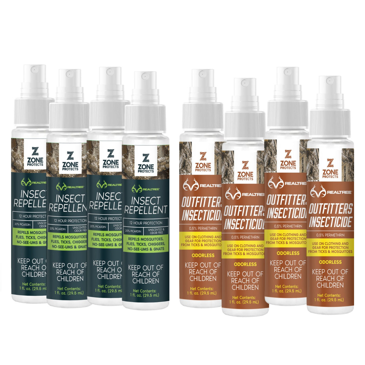 Realtree Woodsman's Insect Defense Pack - Picaridin & Permethrin
