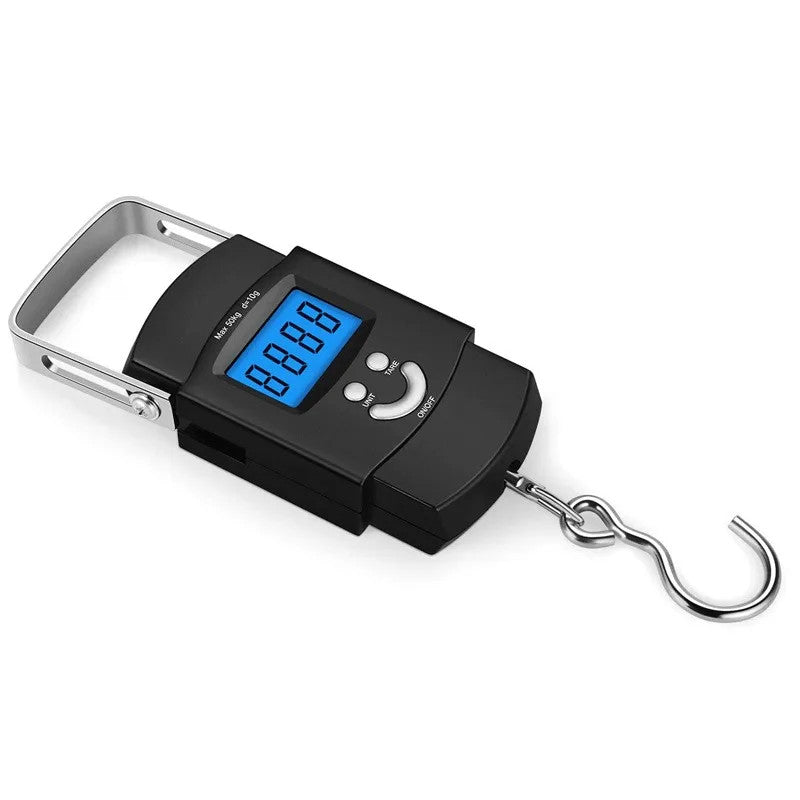 Digital Portable Hanging Scale 110lb/50kg for Fish Luggage Travel Use