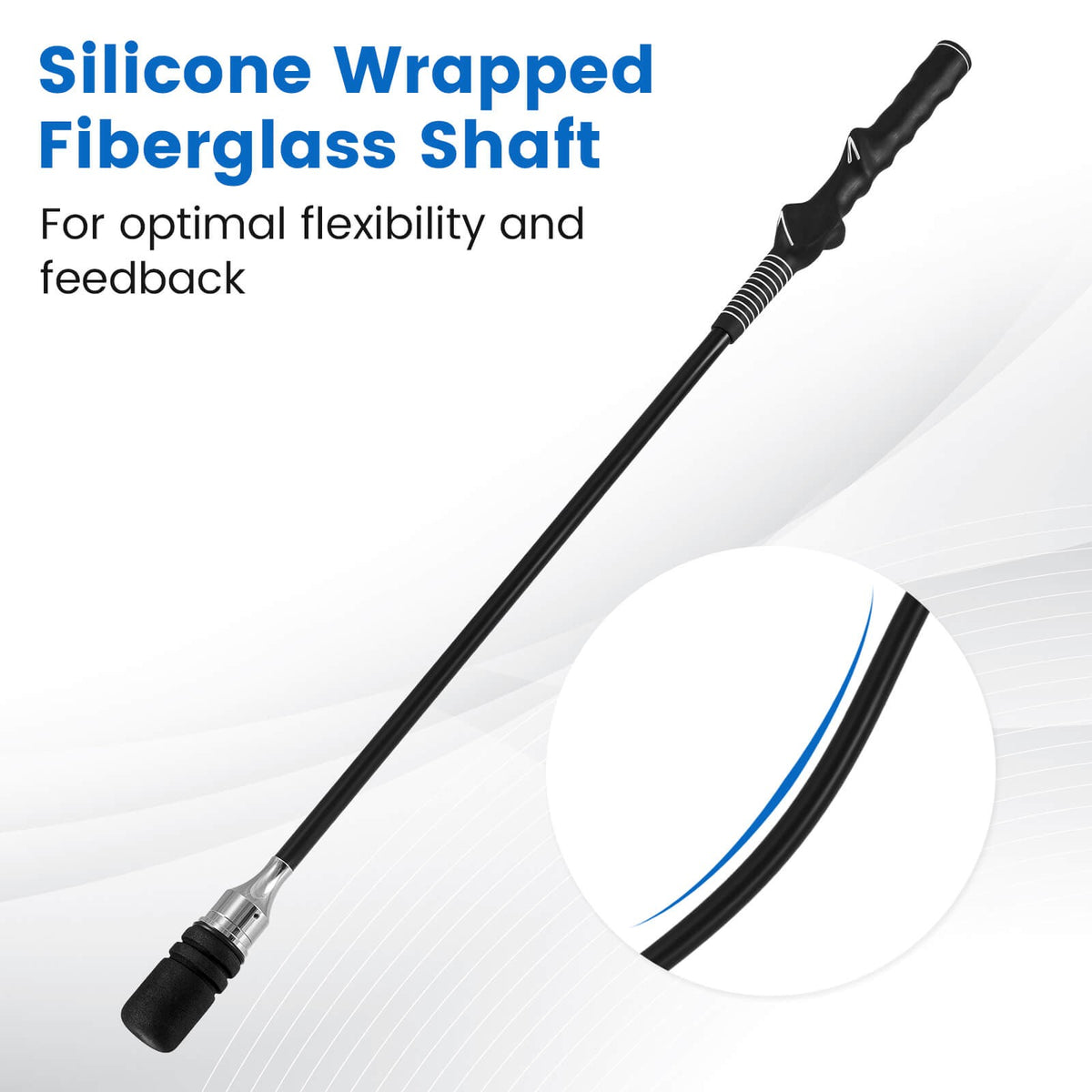 Golf Swing Trainer Click Stick for Speed and Flexibility Improvement