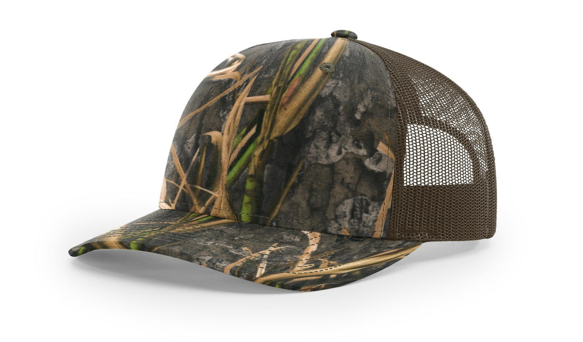 Richardson Camo Trucker Hat Adjustable Snapback Cap Multiple Colors