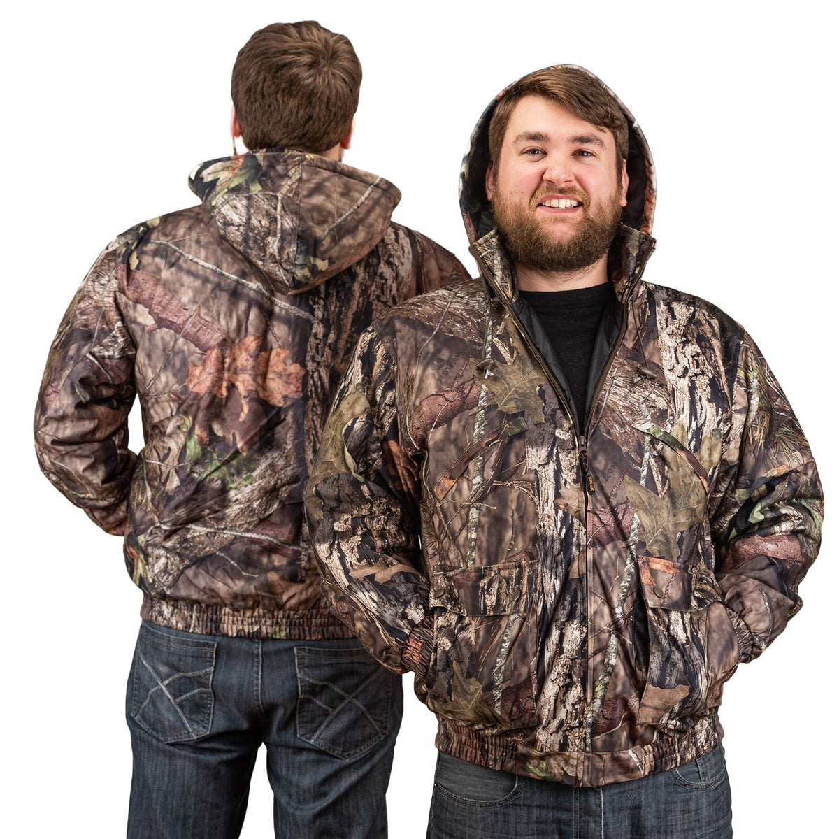Insulated Waterproof Camouflage Hunting Jacket with Multiple Pockets