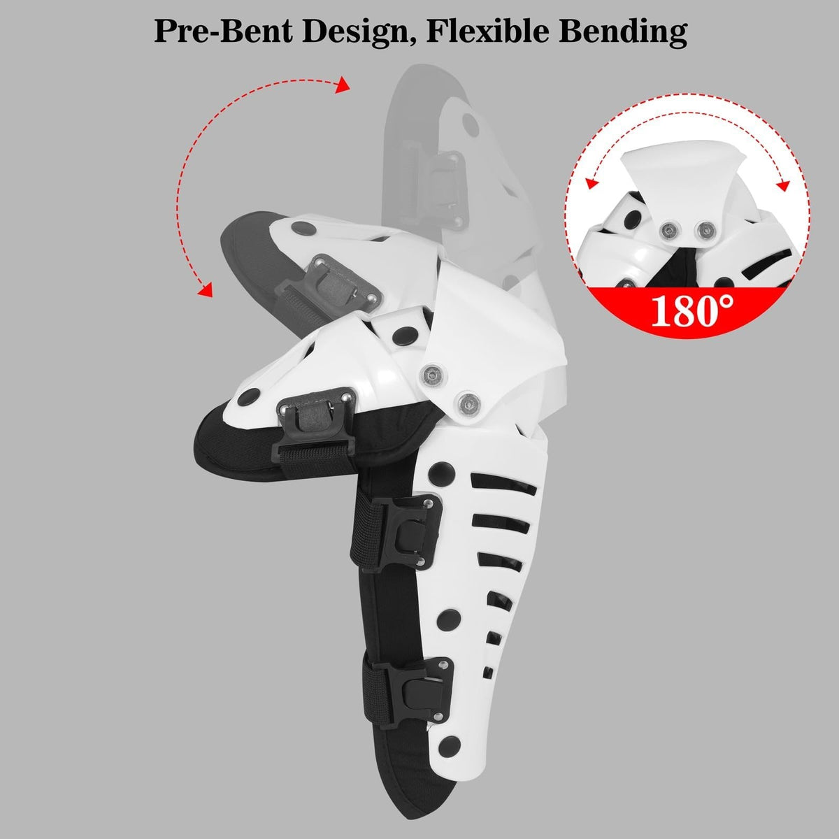 Adjustable Motorcycle Knee Shin Guards Protective Gear Men MTB Off-Road