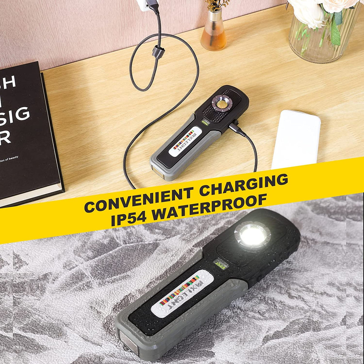 Rechargeable LED Inspection Light with Adjustable Color Temperature