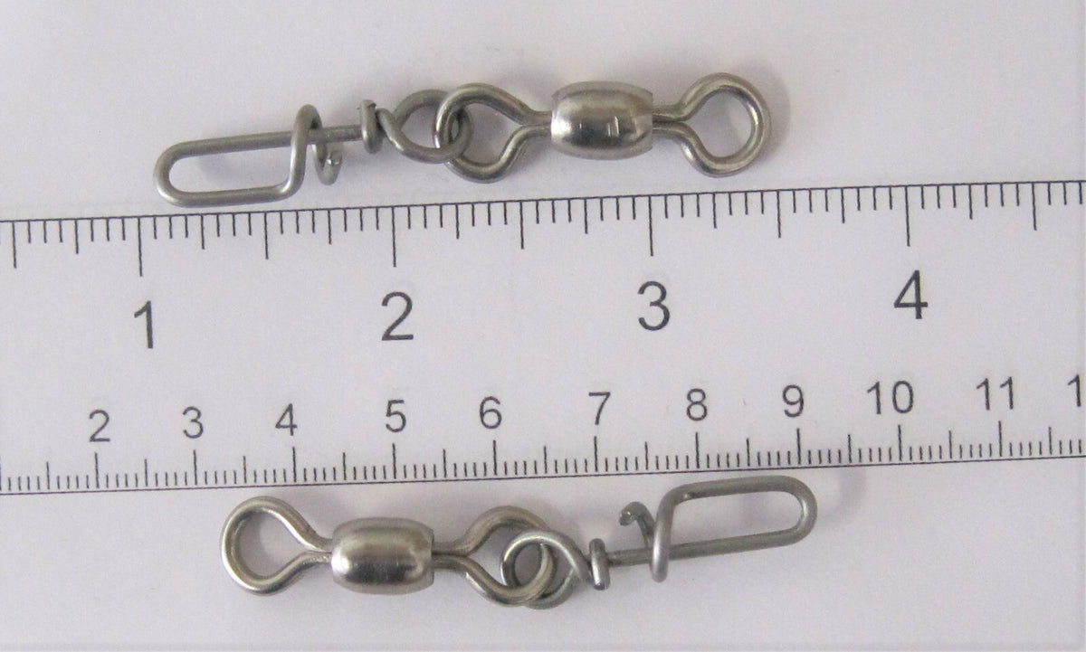 Fishing Swivels 4/0 200lb Steel Corkscrew Tackle - Pack of 12