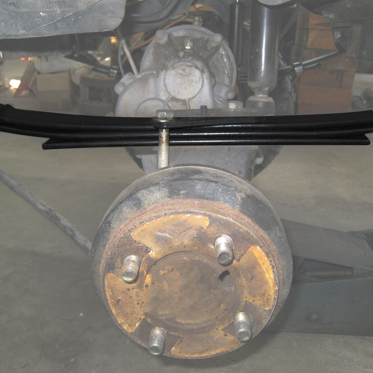 Heavy Duty Rear Leaf Springs for Club Car DS Golf Cart 1981+ - Set of 2