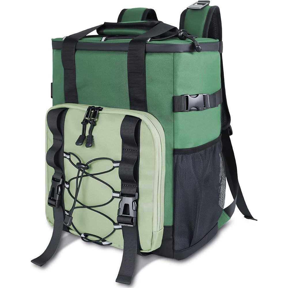 20L Heavy Duty Insulated Cooler Backpack Waterproof Leakproof Outdoor Lunch Bag