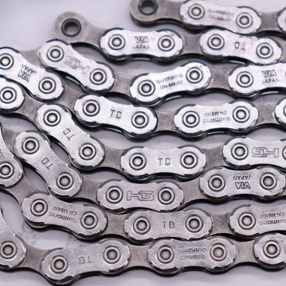 12-Speed Bicycle Chain with Quick Link for MTB & E-Bikes - 126 Links