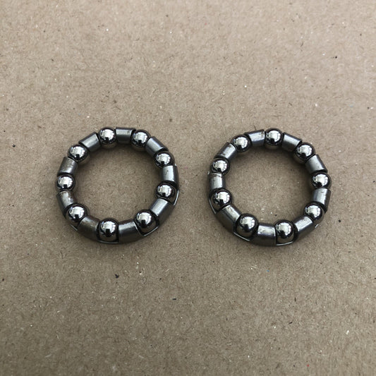Bicycle Bottom Bracket Ball Retainer Bearings 1/4x9B Set of 2