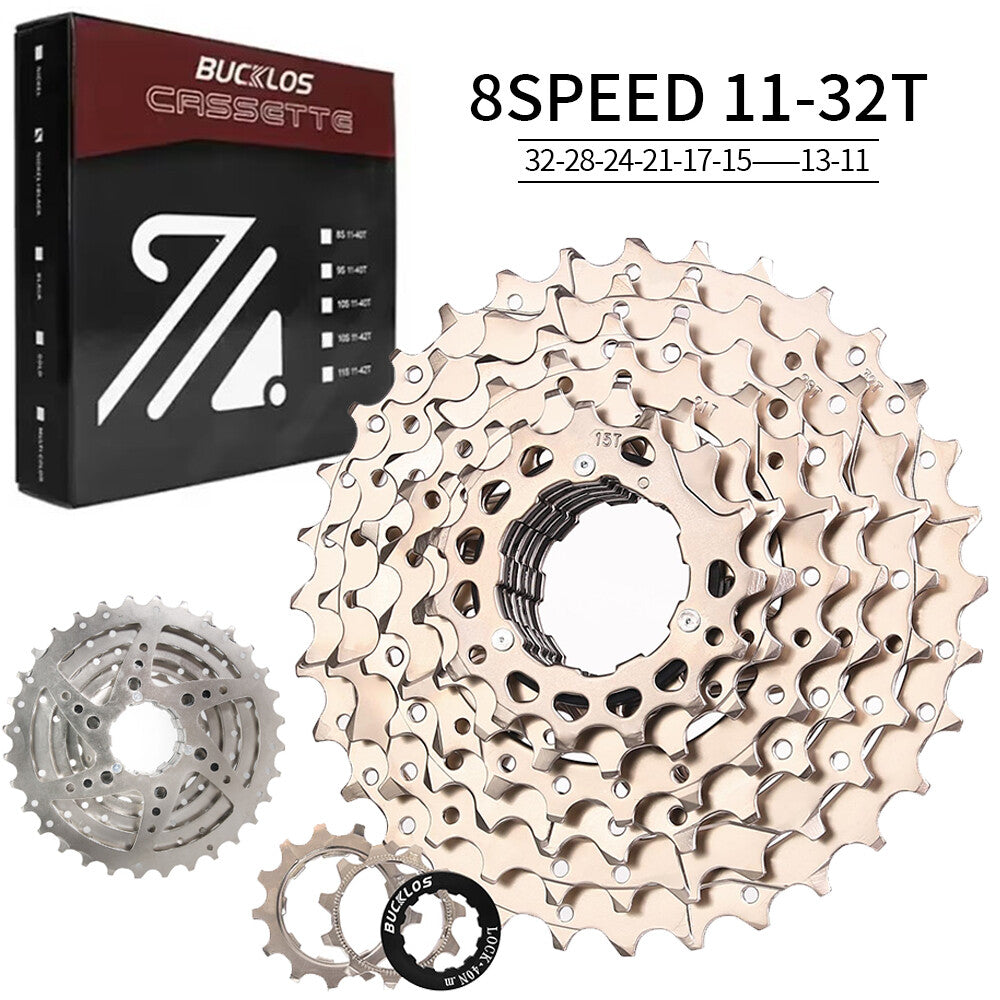 Bike Cassette and Chain Set for Shimano SRAM 8-12 Speed, 11-52T