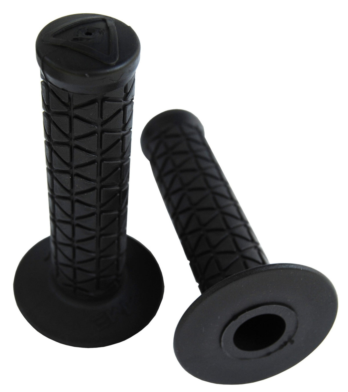 BMX Bicycle Handlebar Grips - AME TRI Style Black 7/8" Rubber