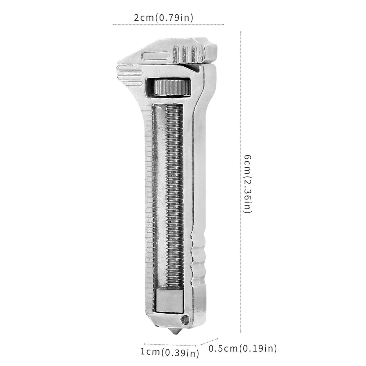 3-Pack Compact Titanium Multi-Tool Wrench Set with Bottle Opener & Caliper