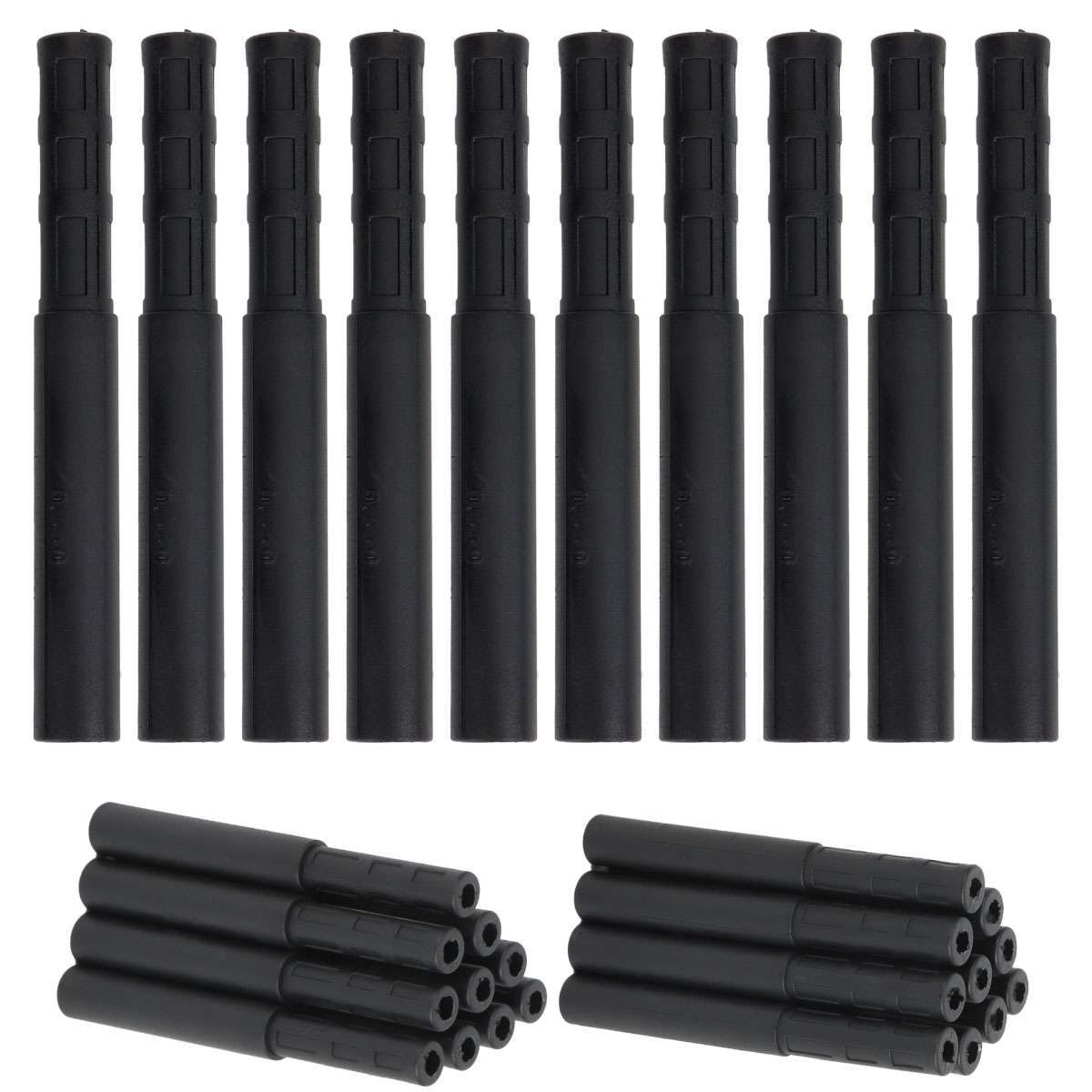 Golf Club Shaft Extension Rods - 10 Pack Carbon Fiber 0.49” for Irons & Putters