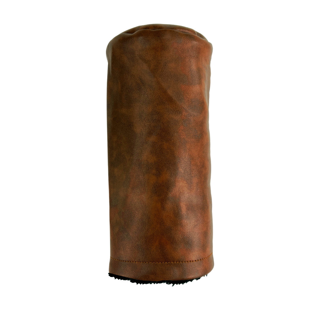 Fairway Golf Club Headcover - Caramel Brown Leather Barrel