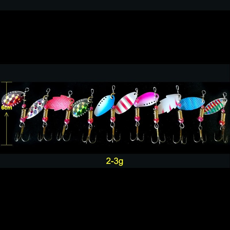 30pcs Fishing Spinner Lures Kit - Hard Metal Minnow & Popper Baits