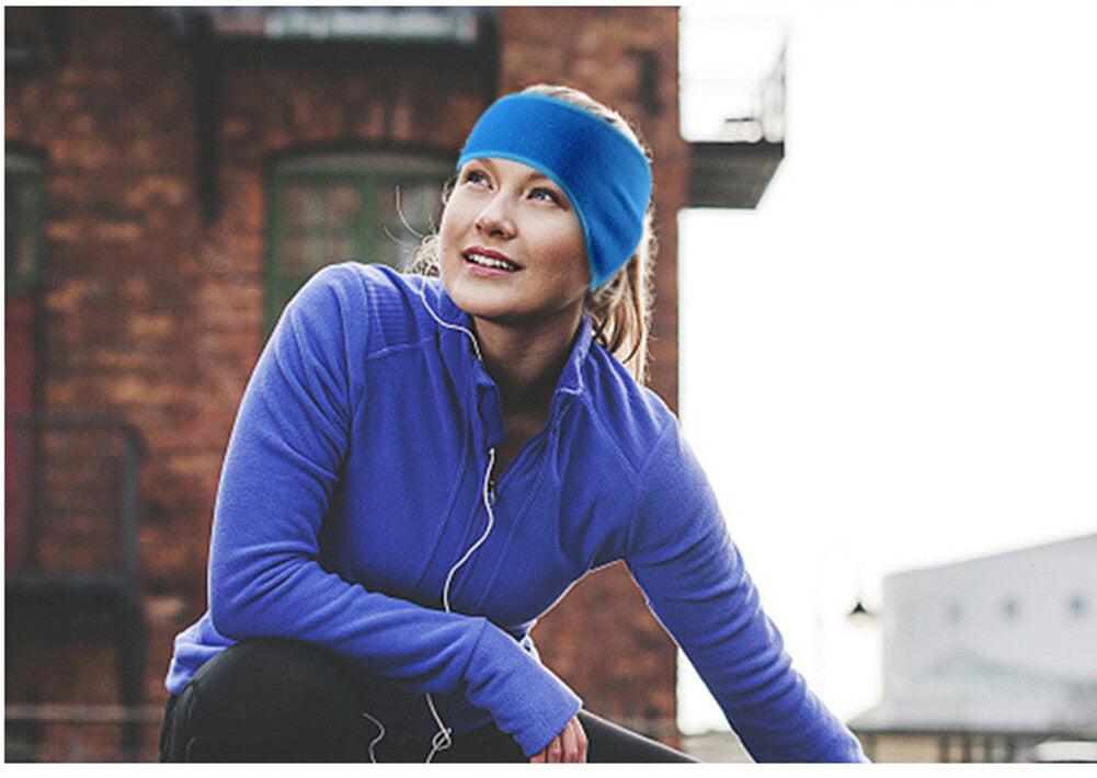 Warm Sweat-Absorbing Winter Sport Ear Muff Headband for Men Women