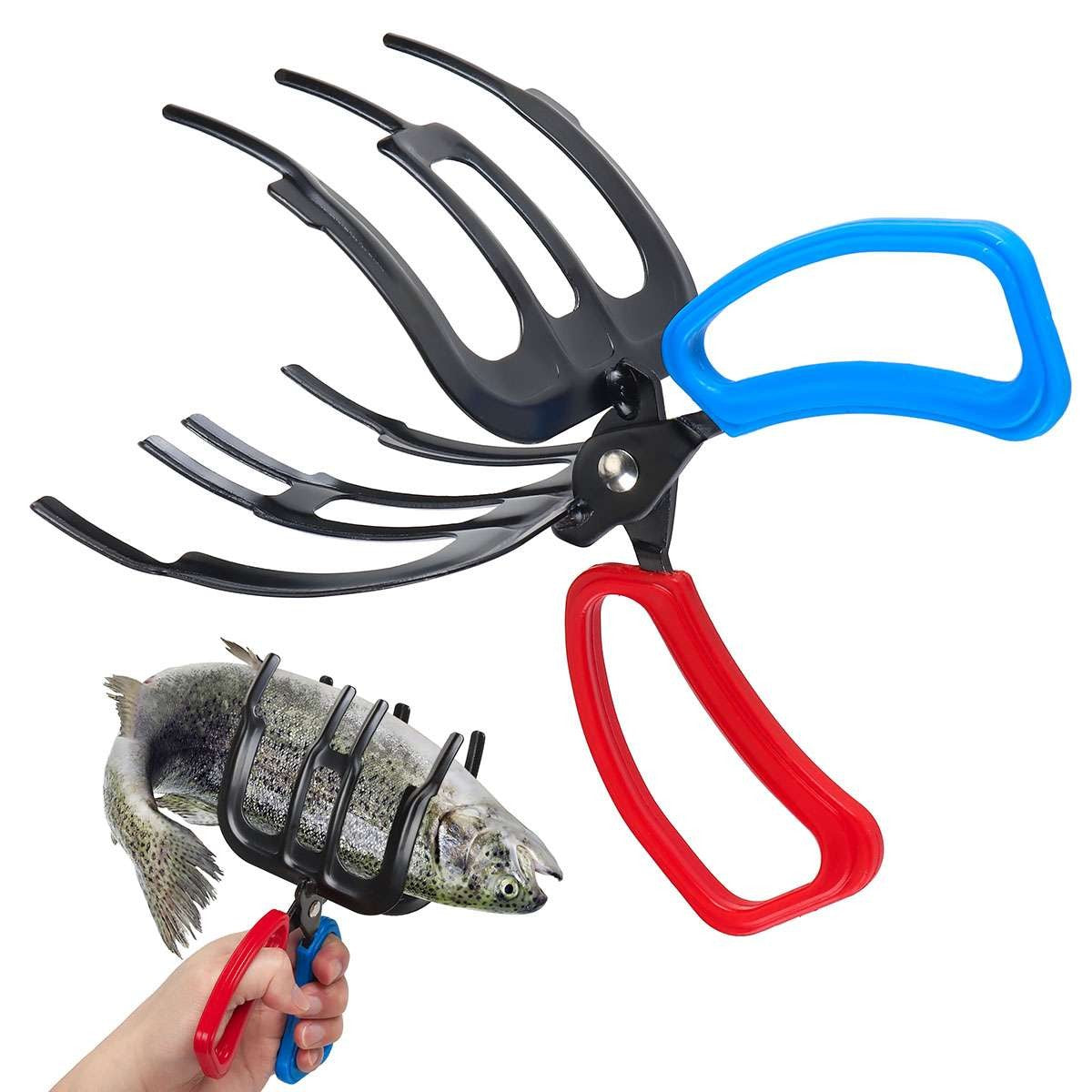 Fishing Fish Grippers with Aluminum Control Clamps - Heavy Duty Tackle Tool