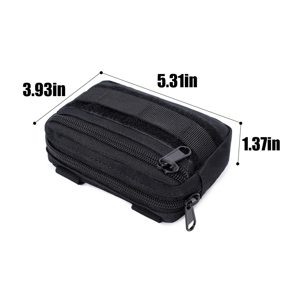 Multi-Purpose Tactical Molle Waist Pouch Belt Bag for Outdoor & EDC Activities