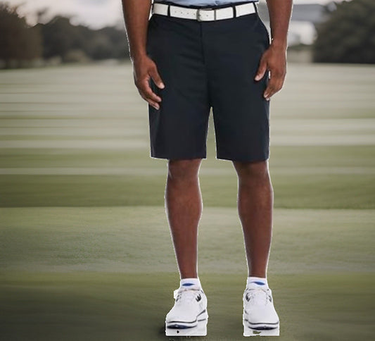 Men's 10-Inch Golf Shorts with Active Waistband - Night Sky